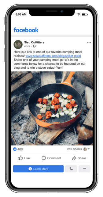 A Meta ads campaign managed by Diriyah Agency