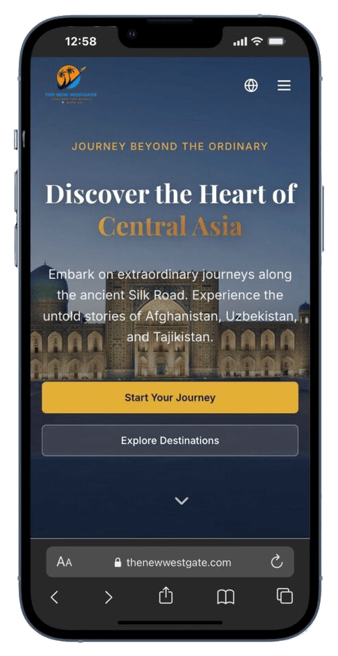 A website designed by Diriyah Agency